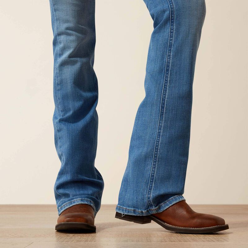 Ariat Womens CAMELLIA High Rise Boot Cut Jeans - Colour: GLENDALE