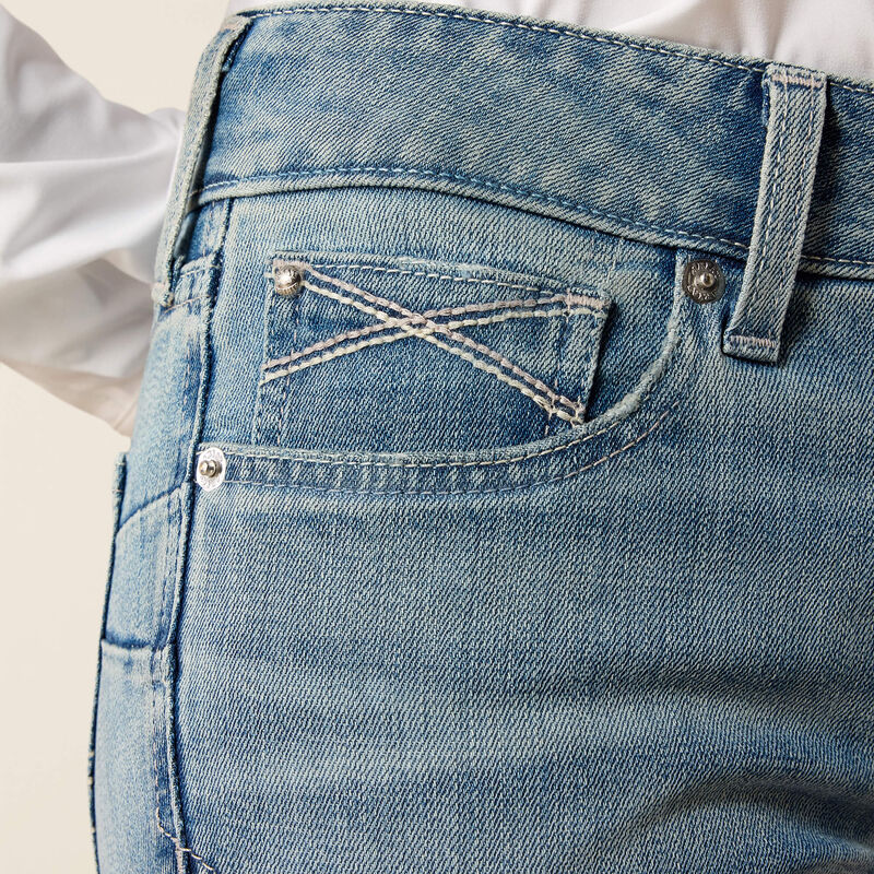 Ariat Womens NAYELLI Perfect Rise Boot Cut Jeans - Colour: Brisbane