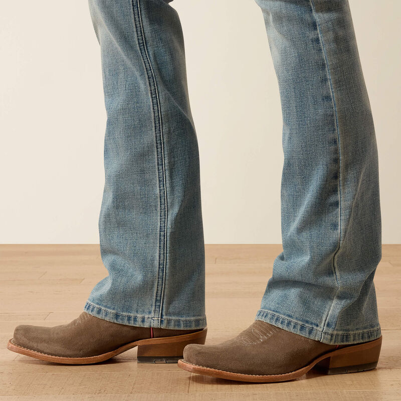 Ariat Womens NAYELLI Perfect Rise Boot Cut Jeans - Colour: Brisbane