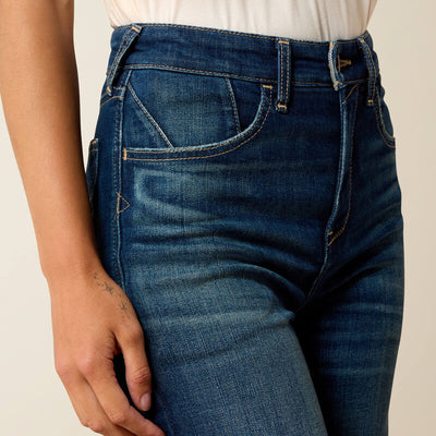Ariat Womens PENELOPE ULTRA HIGH RISE Wide Leg Jean - Colour: LAKEWOOD