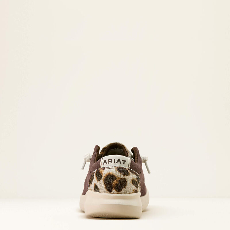 Ariat Womens HILO - Chocolate Smoke/Gilded Leopard Hair On