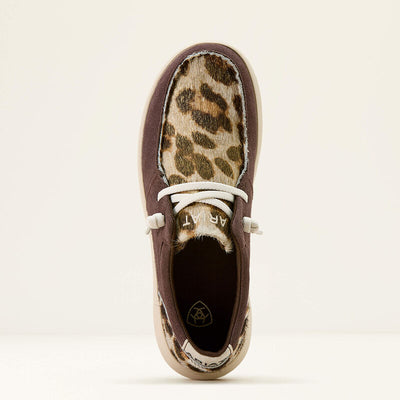 Ariat Womens HILO - Chocolate Smoke/Gilded Leopard Hair On