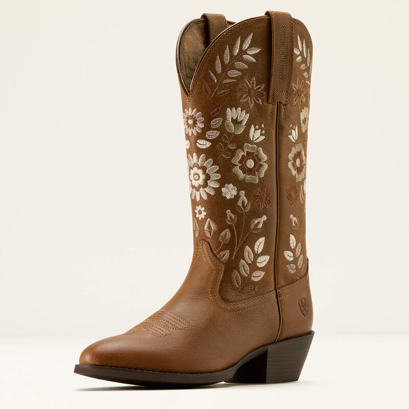 Ariat Womens Heritage MEADOW R-Toe Boots - Toasty Tan