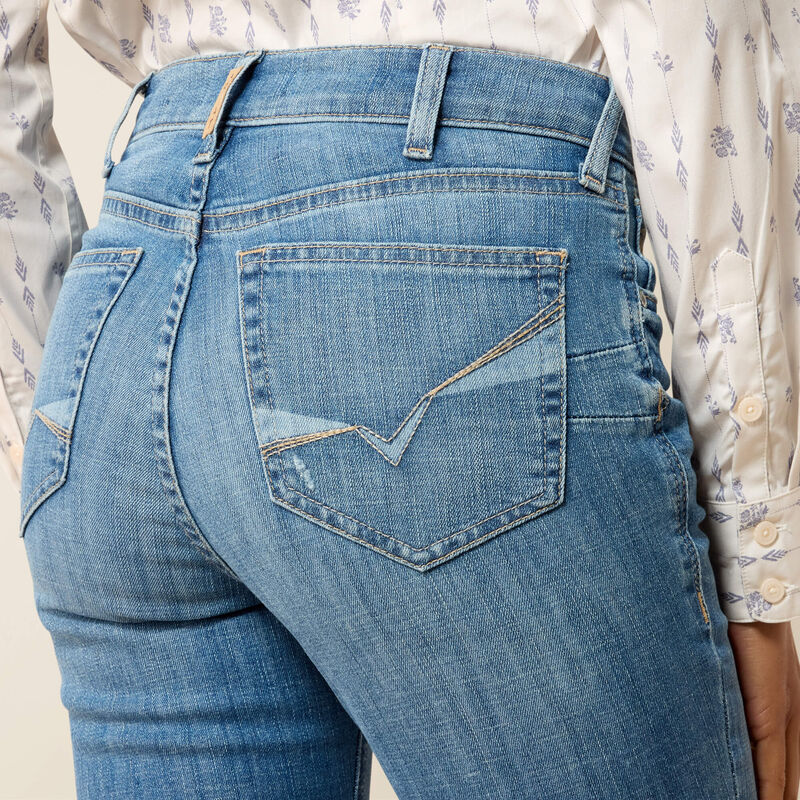 Ariat Womens LYRA High Rise Boot Cut Jeans - Colour: Belfair LEG: R (33inch)