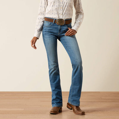 Ariat Womens LYRA High Rise Boot Cut Jeans - Colour: Belfair LEG: R (33inch)