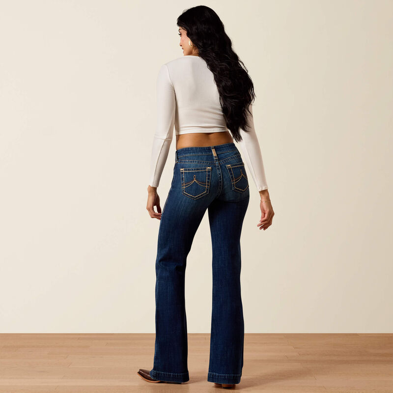 Ariat Womens KAHLANI Perfect Rise Trousers - Colour: Berryessa LEG: R (33inch)