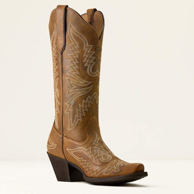 Ariat Womens Round Up COLLINS D TOE - Colour: Brown Bomber