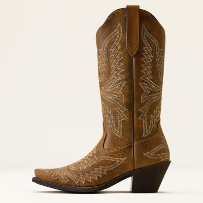 Ariat Womens Round Up COLLINS D TOE - Colour: Brown Bomber