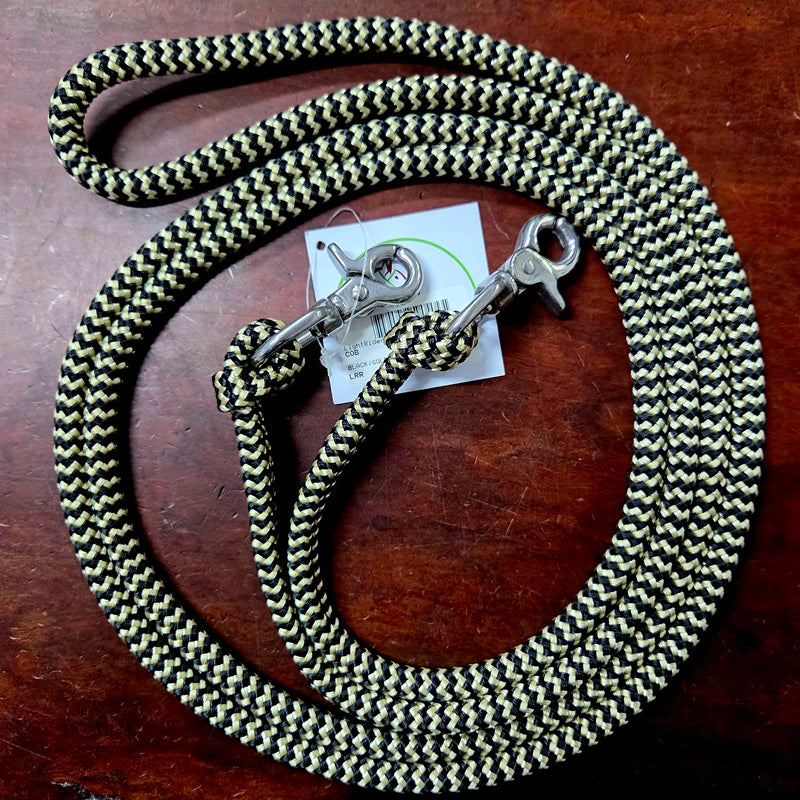 LightRider Rope Reins w S/Steel Clips