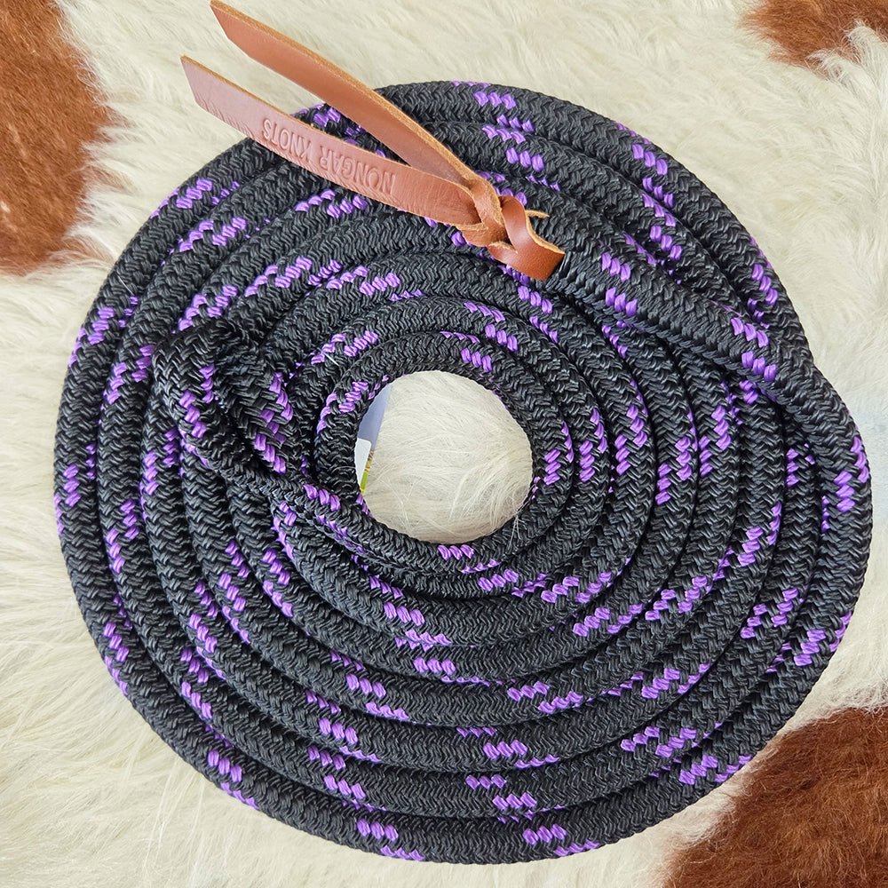 Clipless Lead, Flat Loop End 12mm Rope - By Nungar Knots