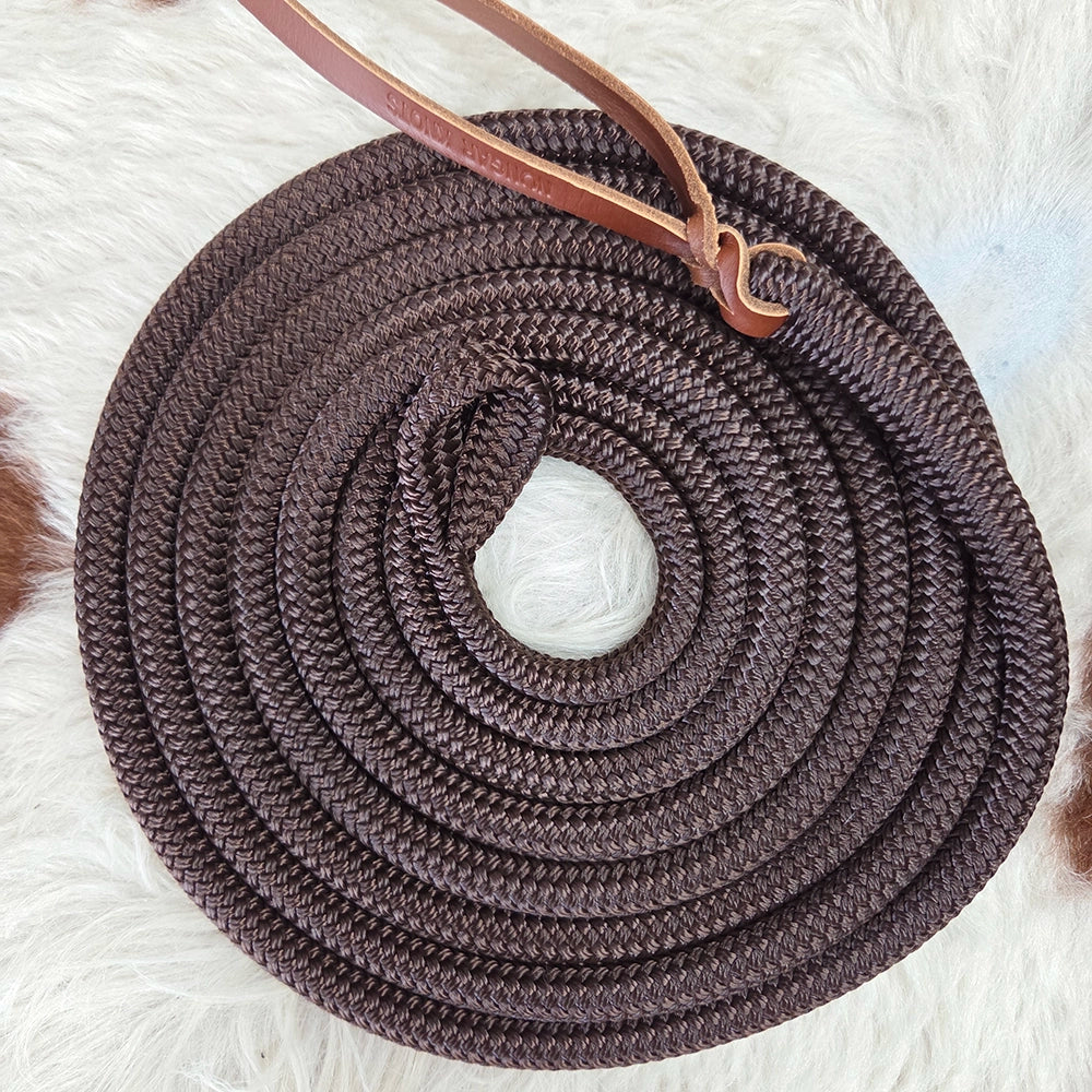 Clipless Lead, Flat Loop End 12mm Rope - By Nungar Knots