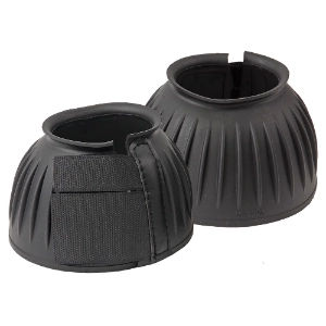 Ribbed Bell Boots with Touch Tape