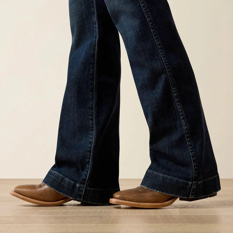 Ariat Womens VIVIENNE SLIM TROUSER HIGH RISE Jean - Colour: PLUMAS