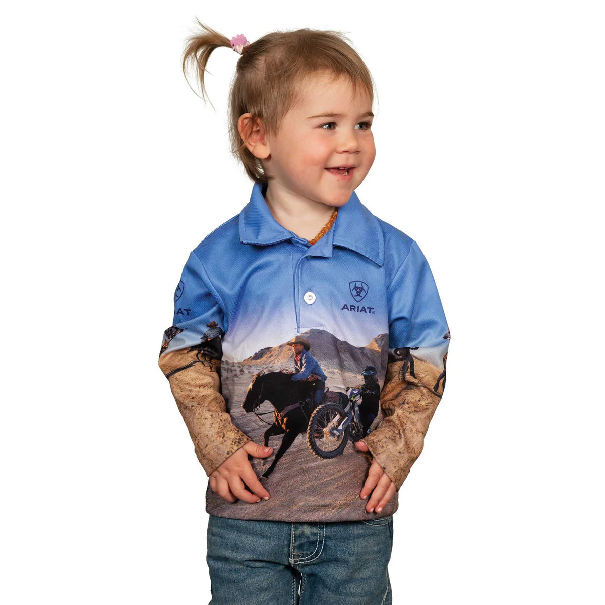 Ariat Kids Fishing Shirt - Lets Ride