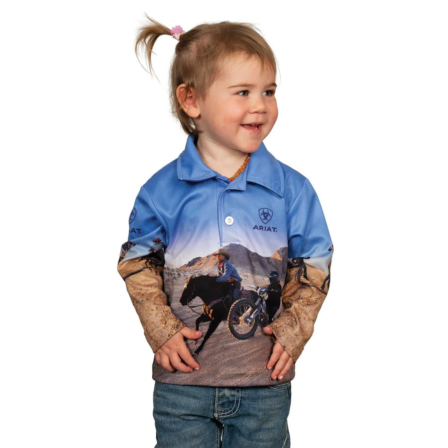 Ariat Kids Fishing Shirt - Lets Ride