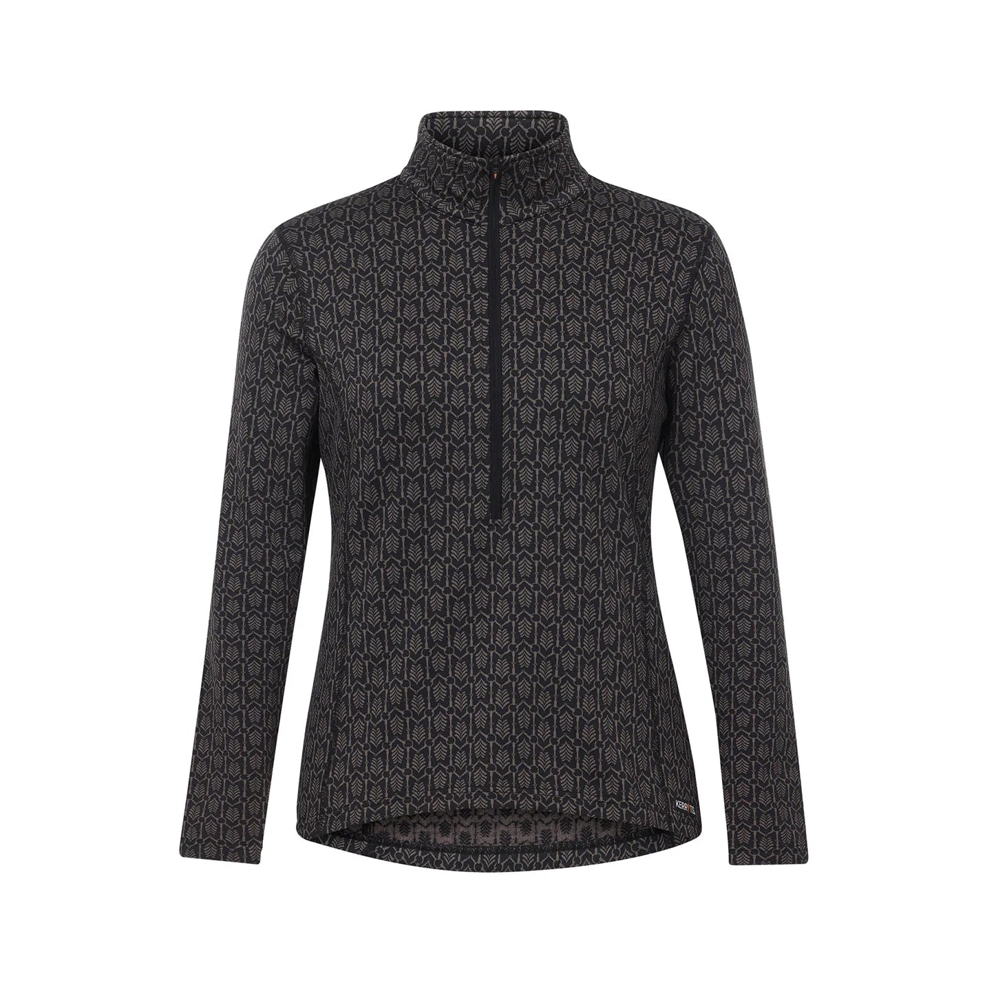 Snaffle Links Fleece Half Zip Top - BLACK by Kerrits