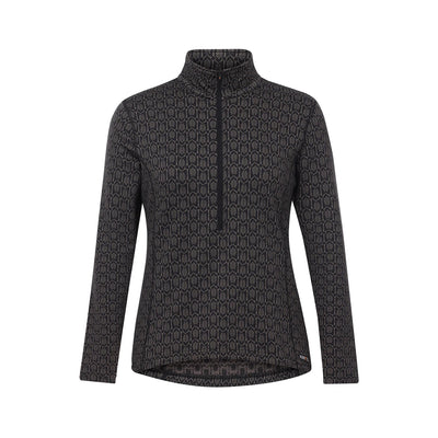 Snaffle Links Fleece Half Zip Top - BLACK by Kerrits