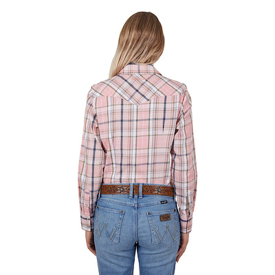 Wrangler Womens ALEXA LONG SLEEVE SHIRT - Blush