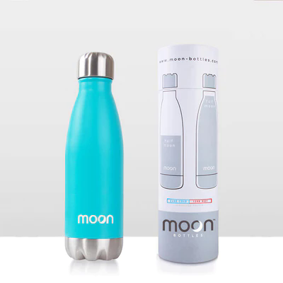 500ml INSULATED STAINLESS STEEL WATER BOTTLE - by Moon Bottles Australia