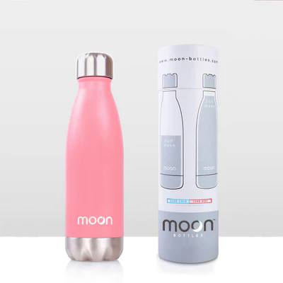 500ml INSULATED STAINLESS STEEL WATER BOTTLE - by Moon Bottles Australia