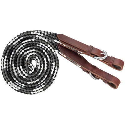 Flat Braided Trail Reins 7FT by Tough1