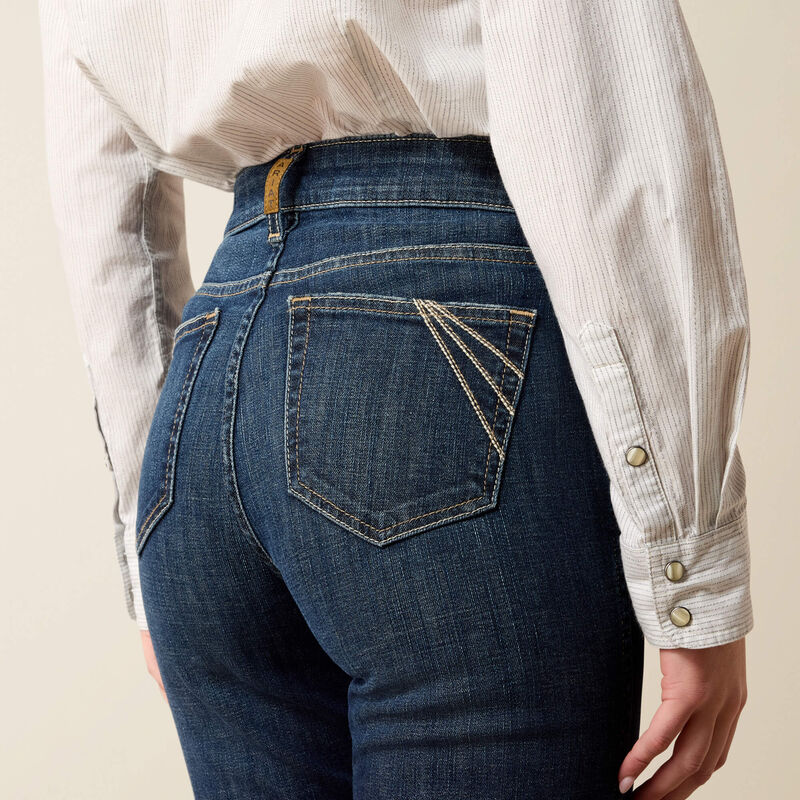 Ariat Womens VIVIENNE SLIM TROUSER HIGH RISE Jean - Colour: PLUMAS
