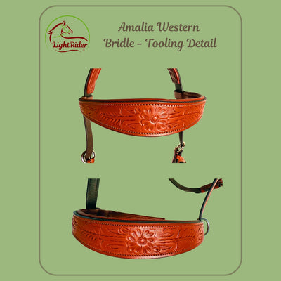 LightRider AMALIA WESTERN Bitless Bridle
