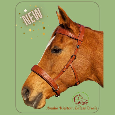 LightRider AMALIA WESTERN Bitless Bridle