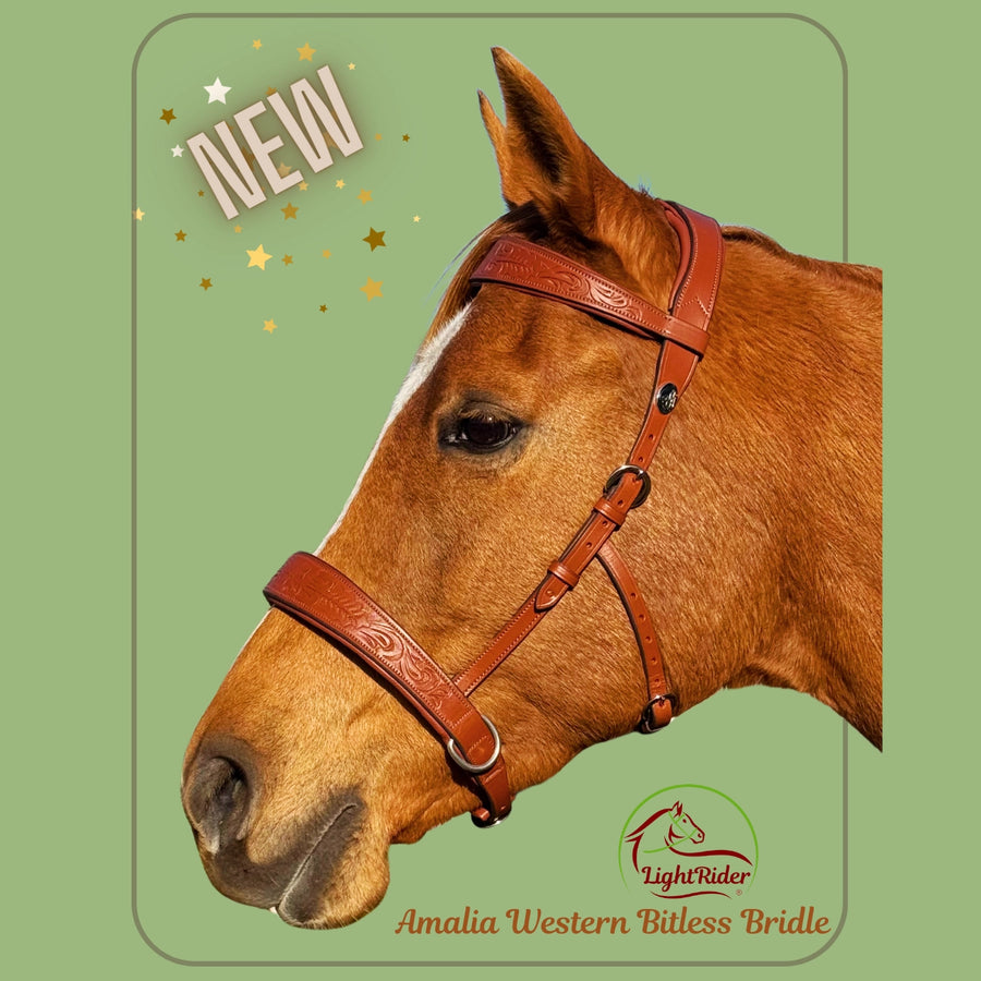 LightRider AMALIA WESTERN Bitless Bridle