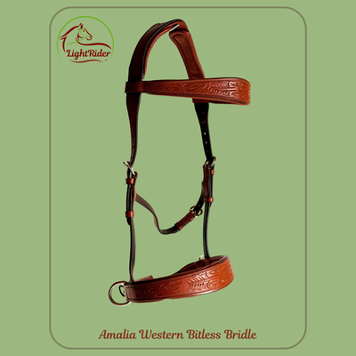 LightRider AMALIA WESTERN Bitless Bridle