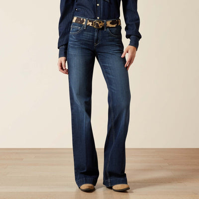 Ariat Womens CATALAYA TROUSER PERFECT RISE Jean - Colour: PLUMAS