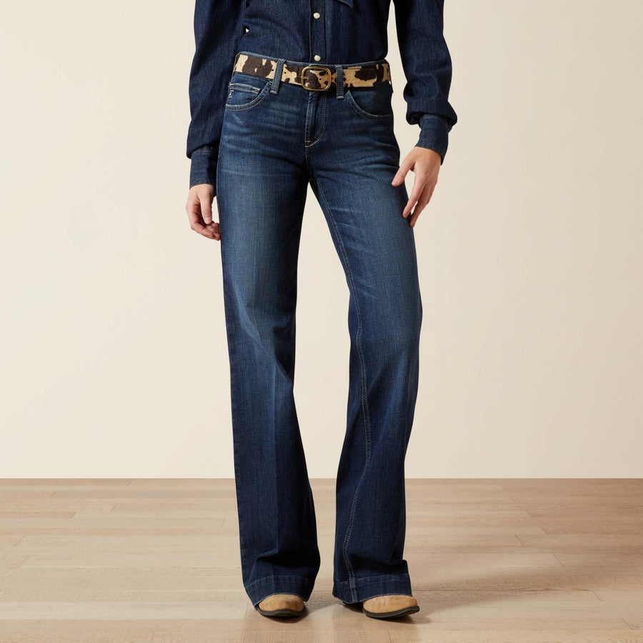 Ariat Womens CATALAYA TROUSER PERFECT RISE Jean - Colour: PLUMAS