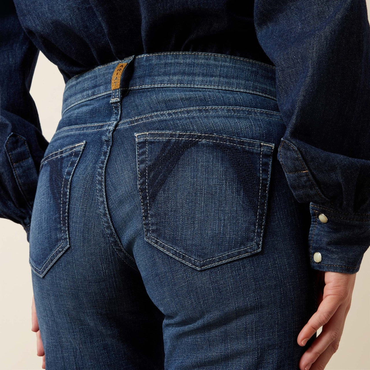 Ariat Womens CATALAYA TROUSER PERFECT RISE Jean - Colour: PLUMAS