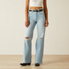 Ariat Womens ZUMA, ULTRA HIGH RISE, WIDE LEG, Tomboy Jeans