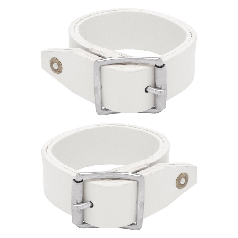 Hobble Straps Chrome Leather - no chain