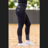 BARE Performance Riding Tights with FULL SEAT silicone grip - Dark & Stormy
