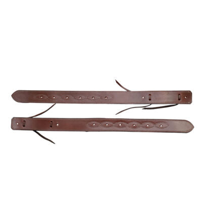 Tanami Leather Flank Girth Points - PAIR