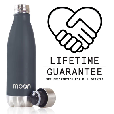 500ml INSULATED STAINLESS STEEL WATER BOTTLE - by Moon Bottles Australia