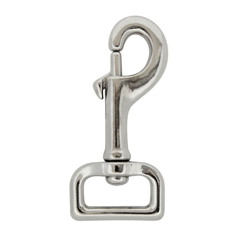 Snap Hook Square Eye Swivel 25mm NP