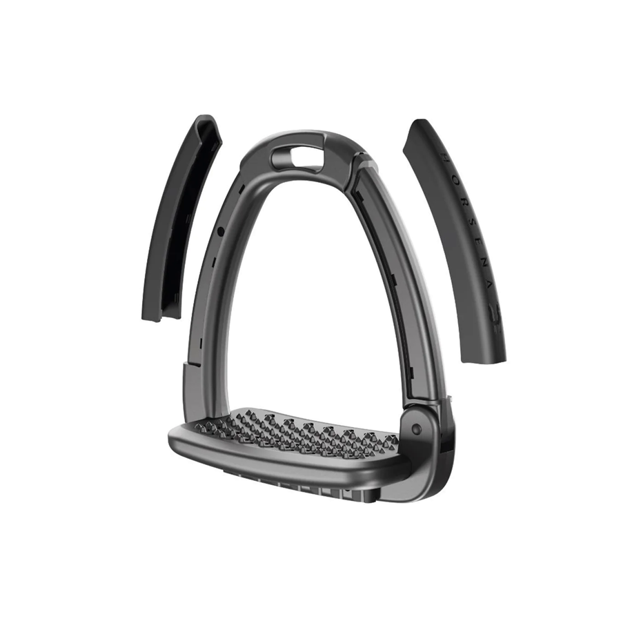 Horsena Swap Stirrups with Quick Release Opening Arm