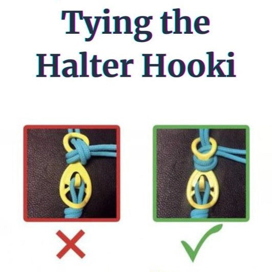 Halter Hooki - Easy Fastening & Breakaway for Rope Halters and Bridles - Natural Horse World
