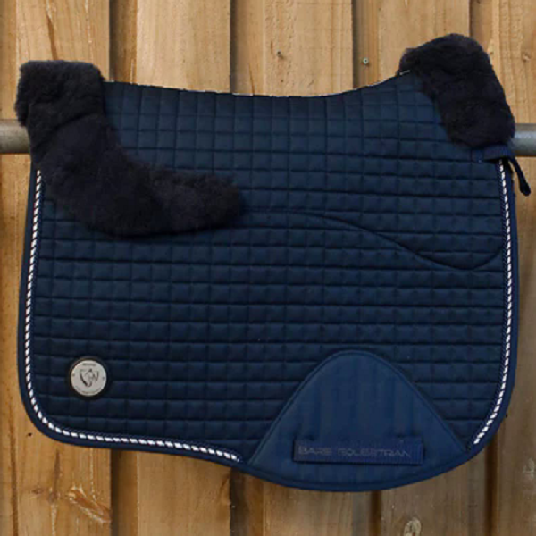 Deluxe Merino Saddle Pad - Bare Equestrian - NAVY