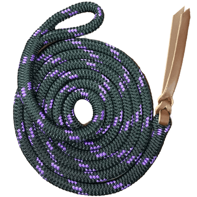 Nungar Knots Lead 12mm x 12FT Clipless - BLACK/PURPLEE