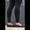 BARE Performance Riding Tights with FULL SEAT silicone grip - BLACK GALAXY