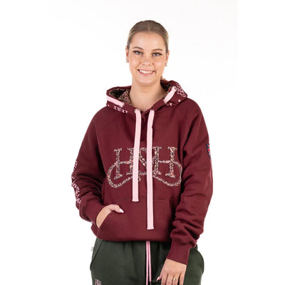BURGUNDY HOODIE by HITCHLEY & HARROW - HD20