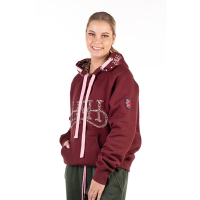 BURGUNDY HOODIE by HITCHLEY & HARROW - HD20