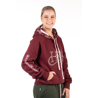 BURGUNDY HOODIE by HITCHLEY & HARROW - HD20