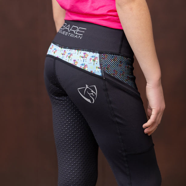 Youth Performance Riding Tights - CAROUSEL