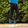 BARE YOUTH Performance Riding Tights with FULL SEAT silicone grip - TEAL GLAMOUR