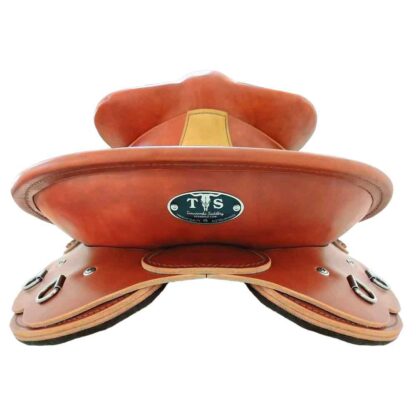 Sunset Drafter Fender Half Breed QH TREE Saddle by Toowoomba Saddlery with Turned Fenders